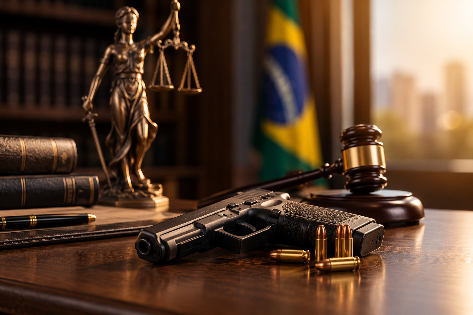 Imagem provisória sobre posse de arma de fogo